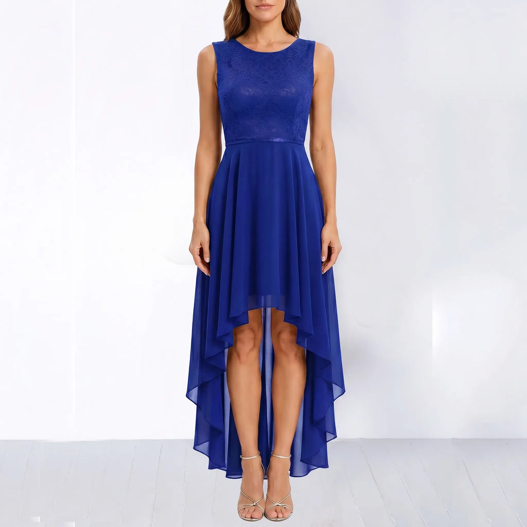 Women's High Low Dress - Fit and Flare for Wedding Guest