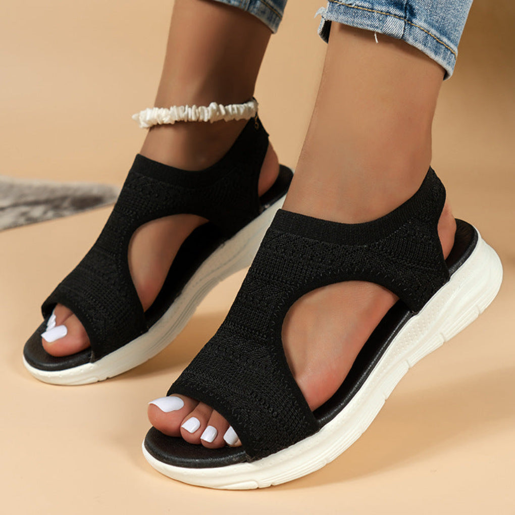 Women's Casual Walking Sandals - Open Toe for Summer