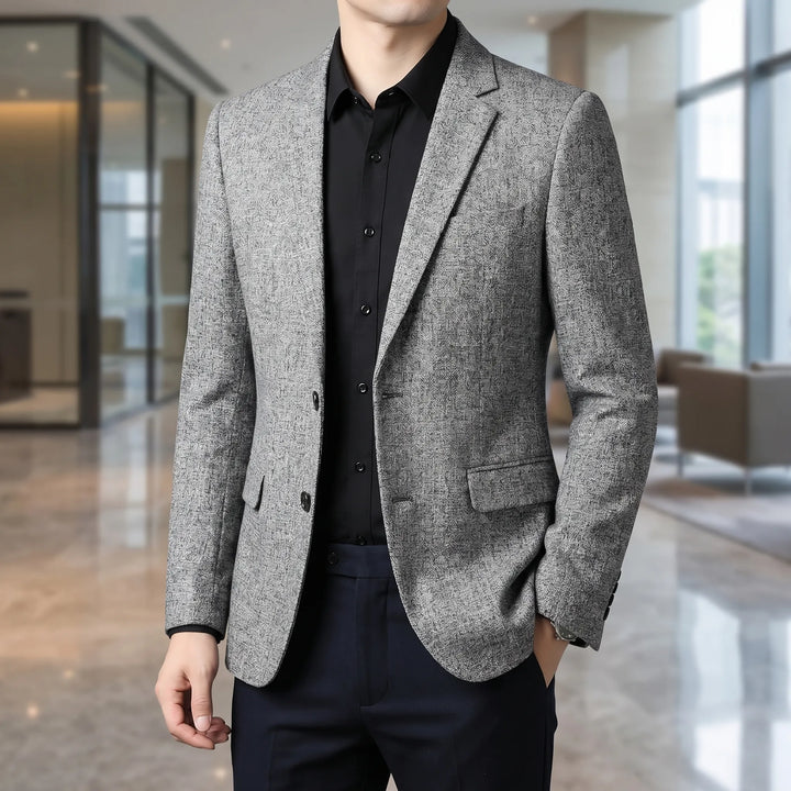 Men's Slim Fit Blazer - Smart Casual Jacket for Work