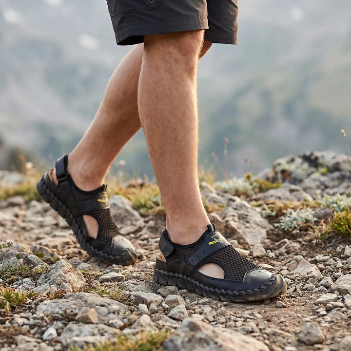 Men's Outdoor Sandals - Closed Toe for Summer
