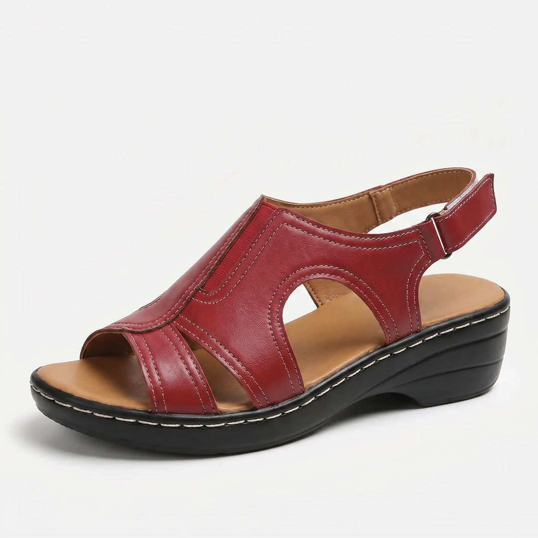 Women's Cutout Platform Sandals - Open Toe for Summer