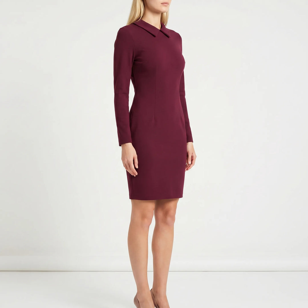 Women's Long Sleeve Blazer Dress - Wrap Style for Work
