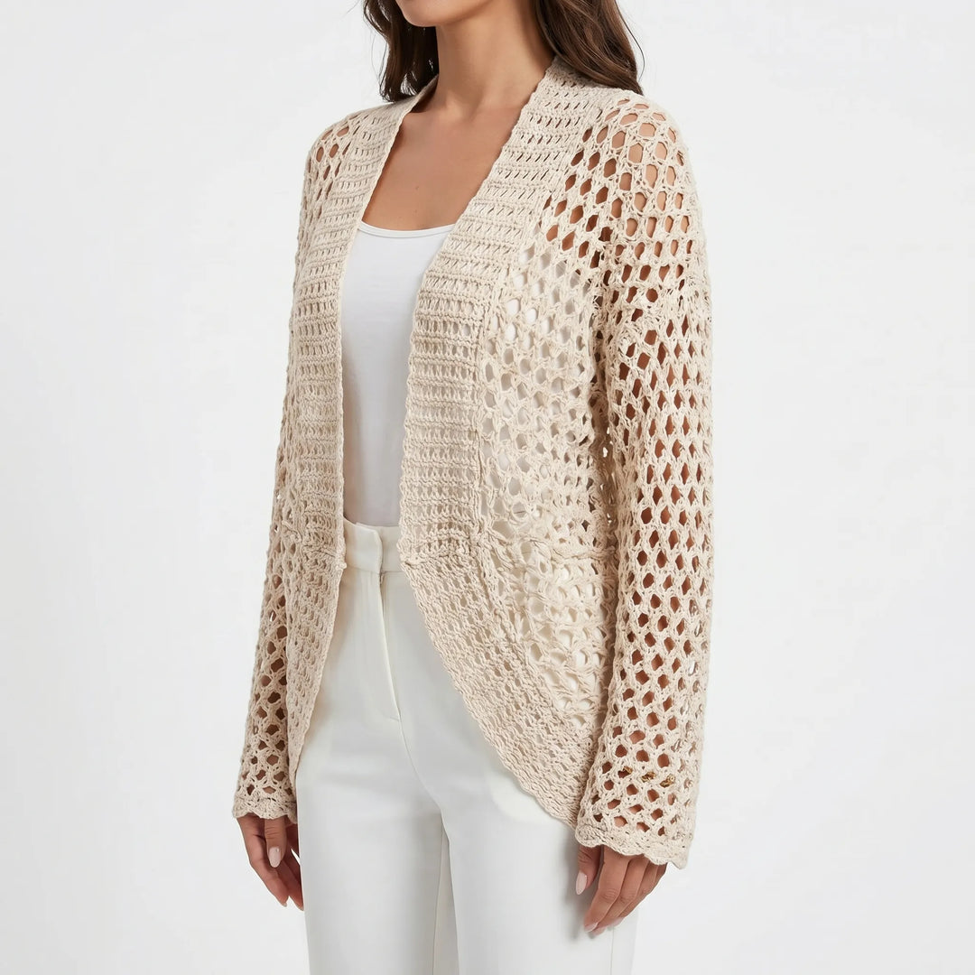 Women's Crochet Cardigan - Boho Summer Shrug