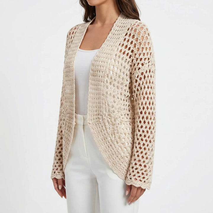 Women's Crochet Cardigan - Boho Summer Shrug
