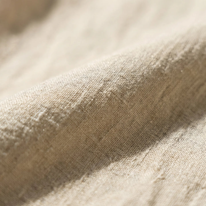 Men's 2 Piece Linen Set - Summer Shirt and Shorts for Beach