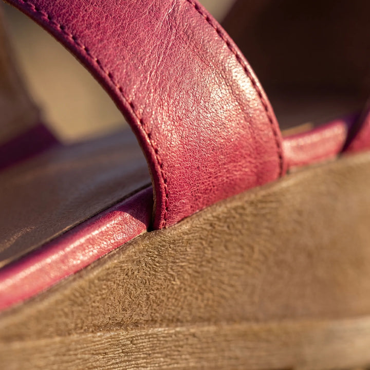Women's T Strap Wedge Sandals - Open Toe for Summer