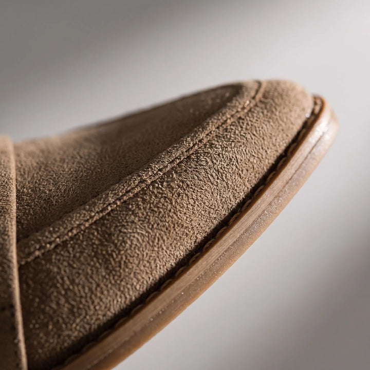 Women's Pointed Toe Loafers - Slip On Flats for Work
