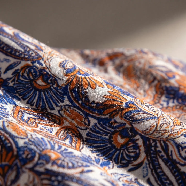 Women's Boho Mini Dress - Paisley Summer Sundress