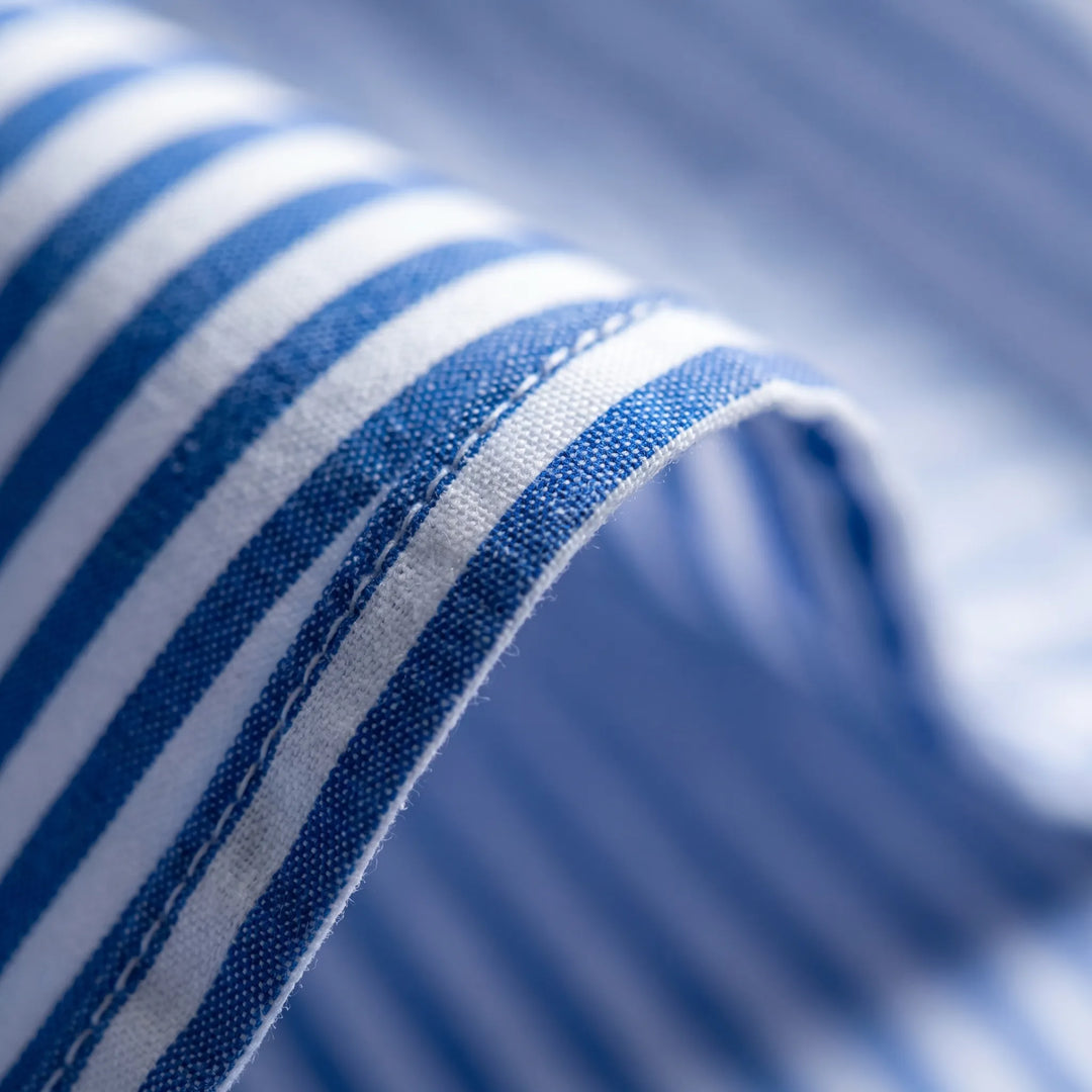 Women's Striped Button Down Shirt - Summer Casual Oversized Blouse