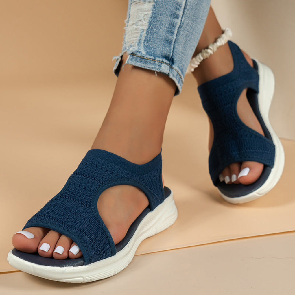 Women's Casual Walking Sandals - Open Toe for Summer