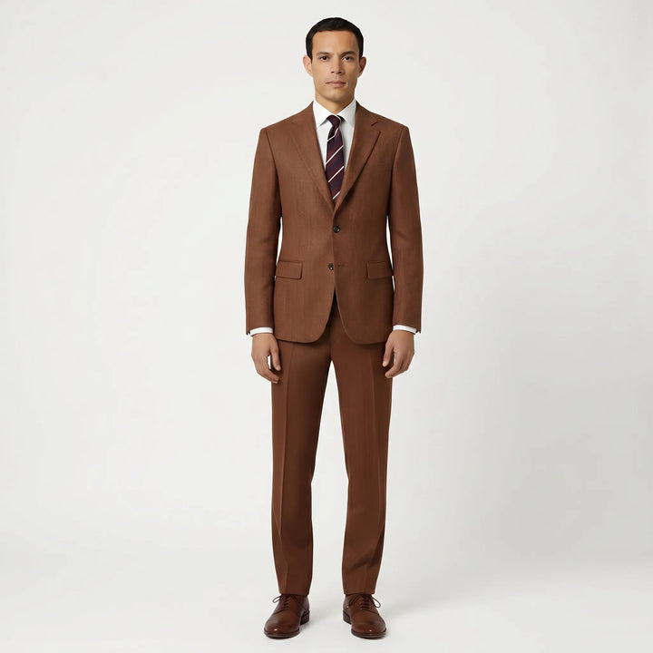 Men's Slim Fit 2 Piece Suit - Tailored Blazer and Pants for Work