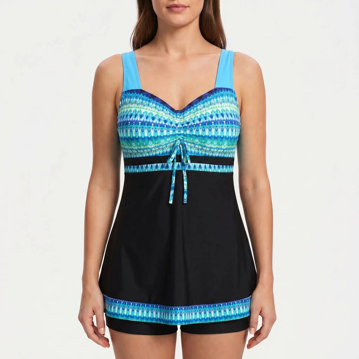 Women's Swim Dress - Tankini Swimsuit with Built In Shorts