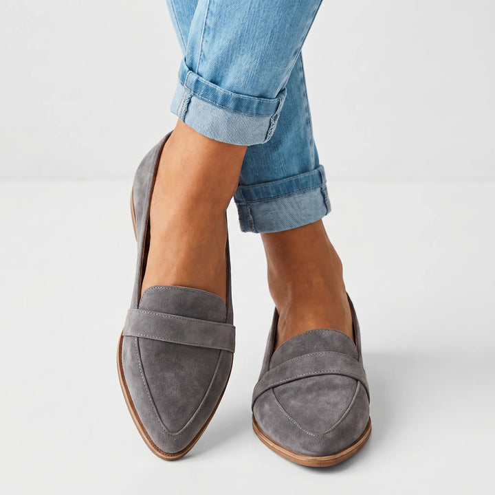 Women's Pointed Toe Loafers - Casual Slip On for Summer
