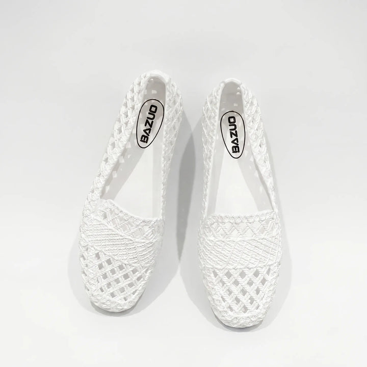 Women's Casual Slip On Flats - Breathable Cutout for Summer
