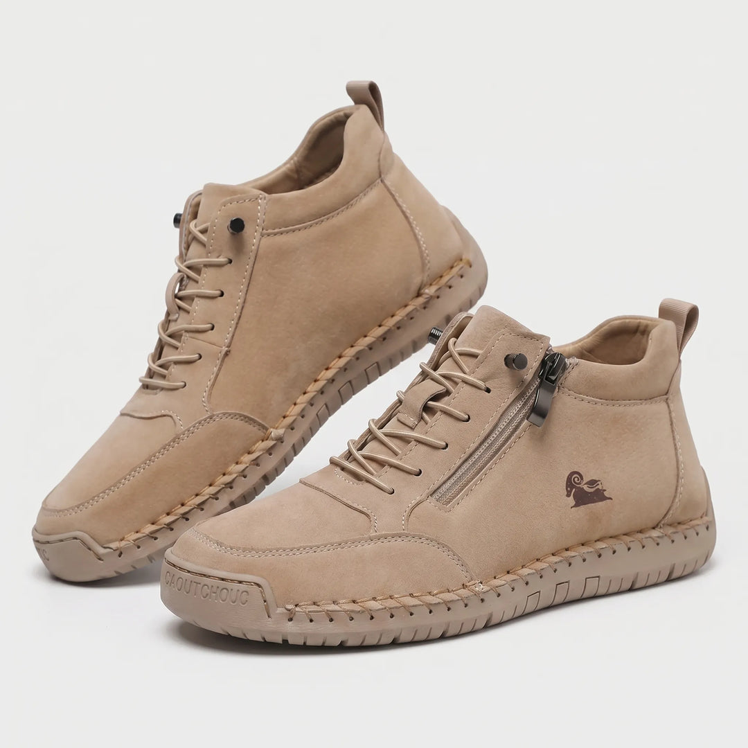 Women's Zip Up Walking Sneakers - Casual Shoes for Summer