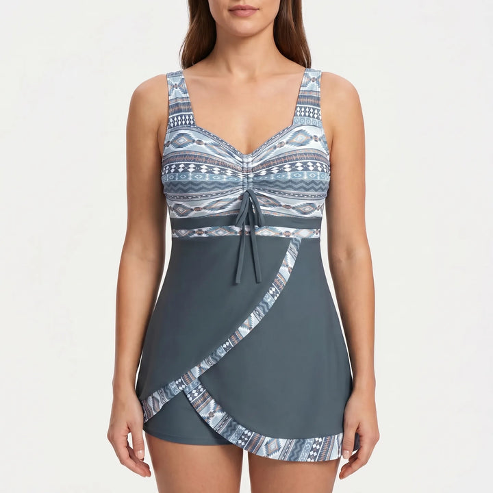 Women's Swim Dress - Tankini Swimsuit with Built In Shorts