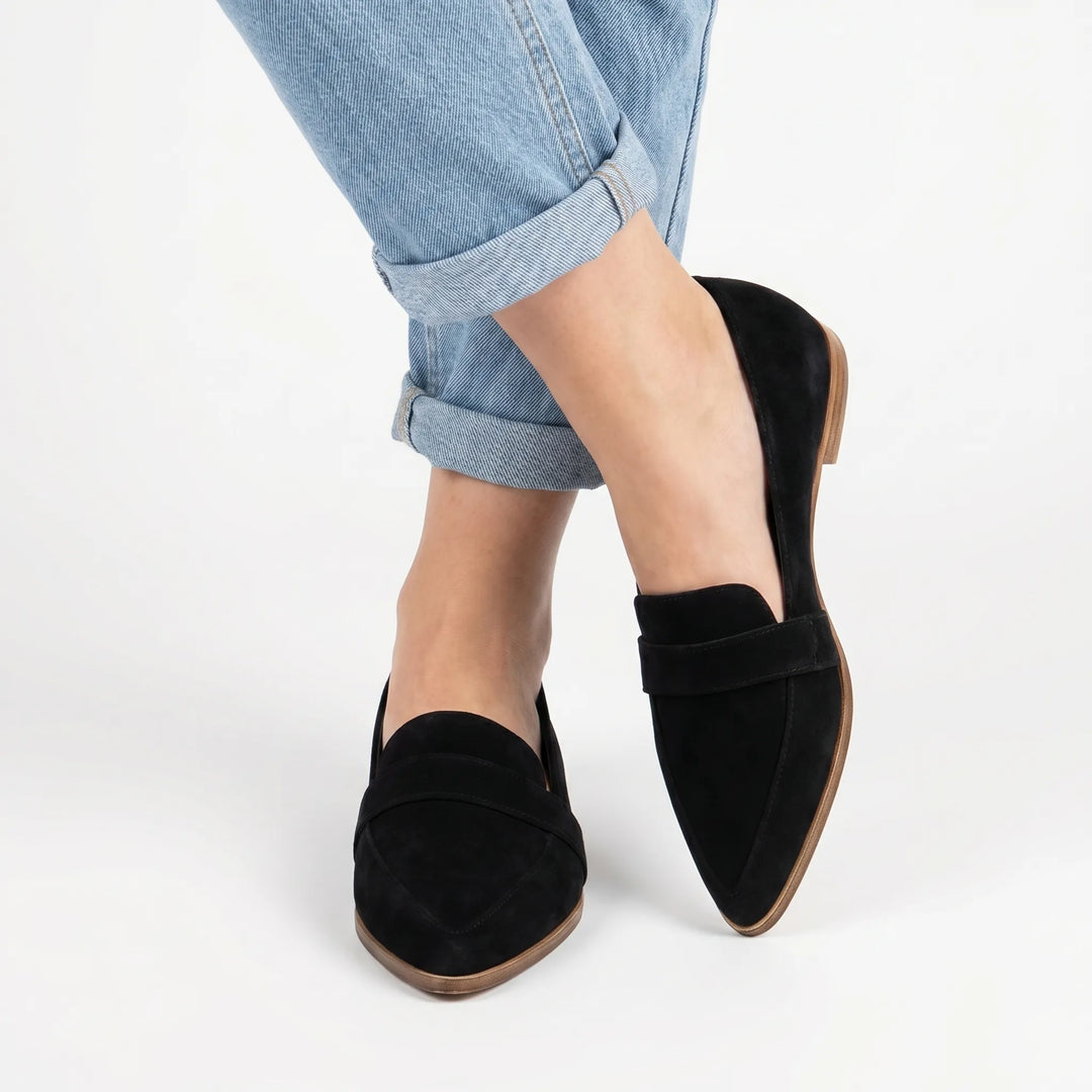 Women's Pointed Toe Loafers - Casual Slip On for Summer