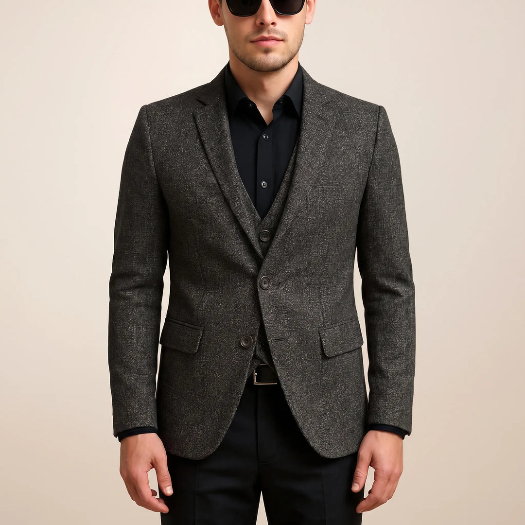 Men's Slim Fit Blazer - Smart Casual Jacket for Work
