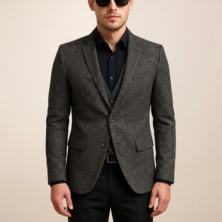 Men's Slim Fit Blazer - Smart Casual Jacket for Work
