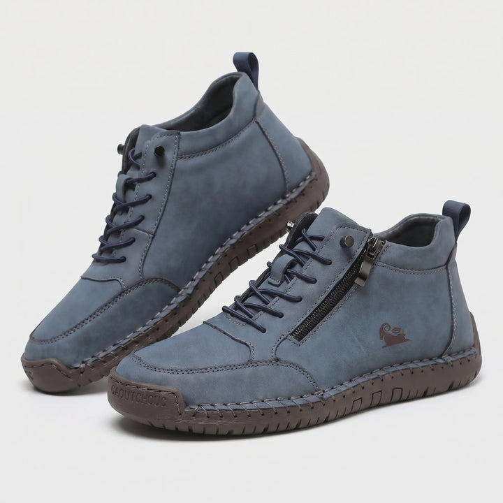 Women's Zip Up Walking Sneakers - Casual Shoes for Summer
