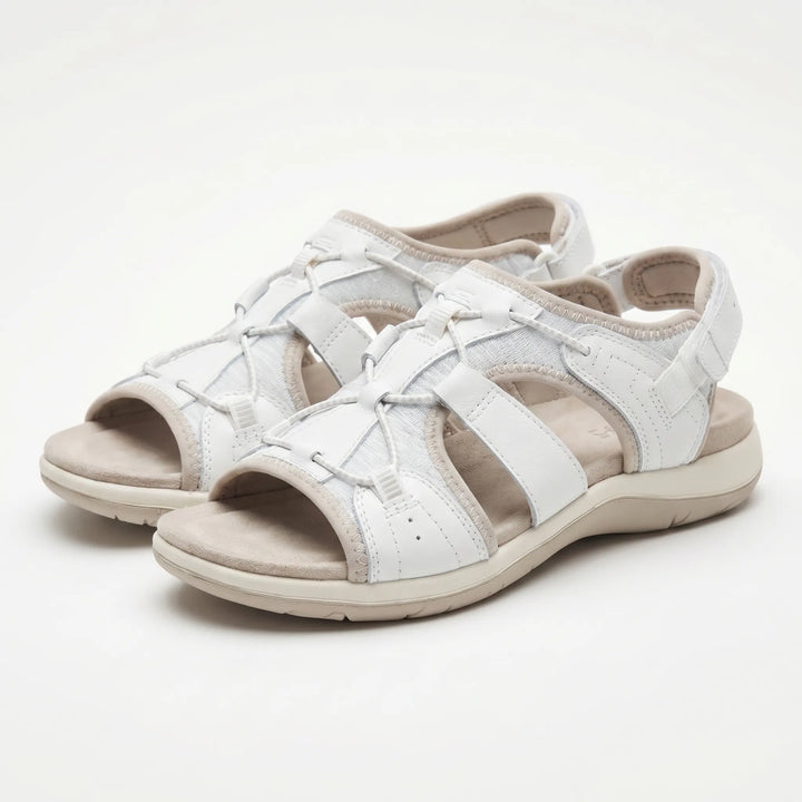 Women's Sport Sandals - Open Toe with Velcro Ankle Strap