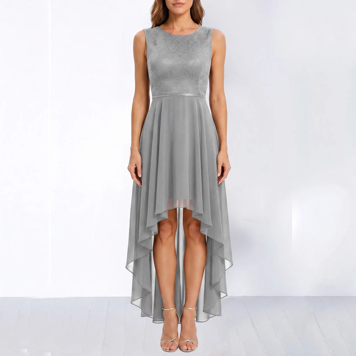 Women's High Low Dress - Fit and Flare for Wedding Guest