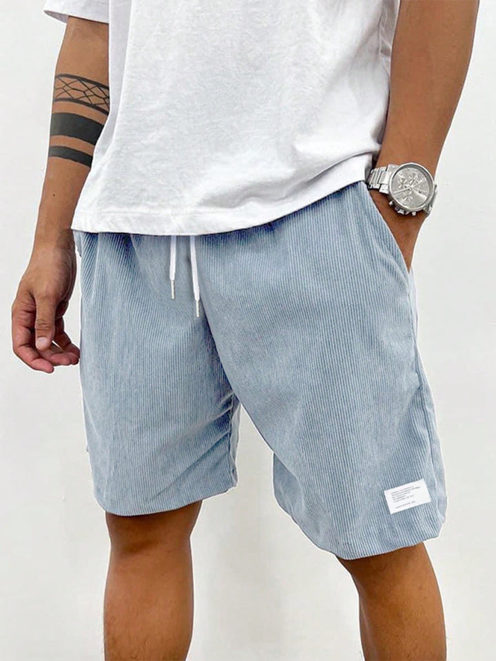 Men's Casual Drawstring Shorts - Relaxed Fit for Summer