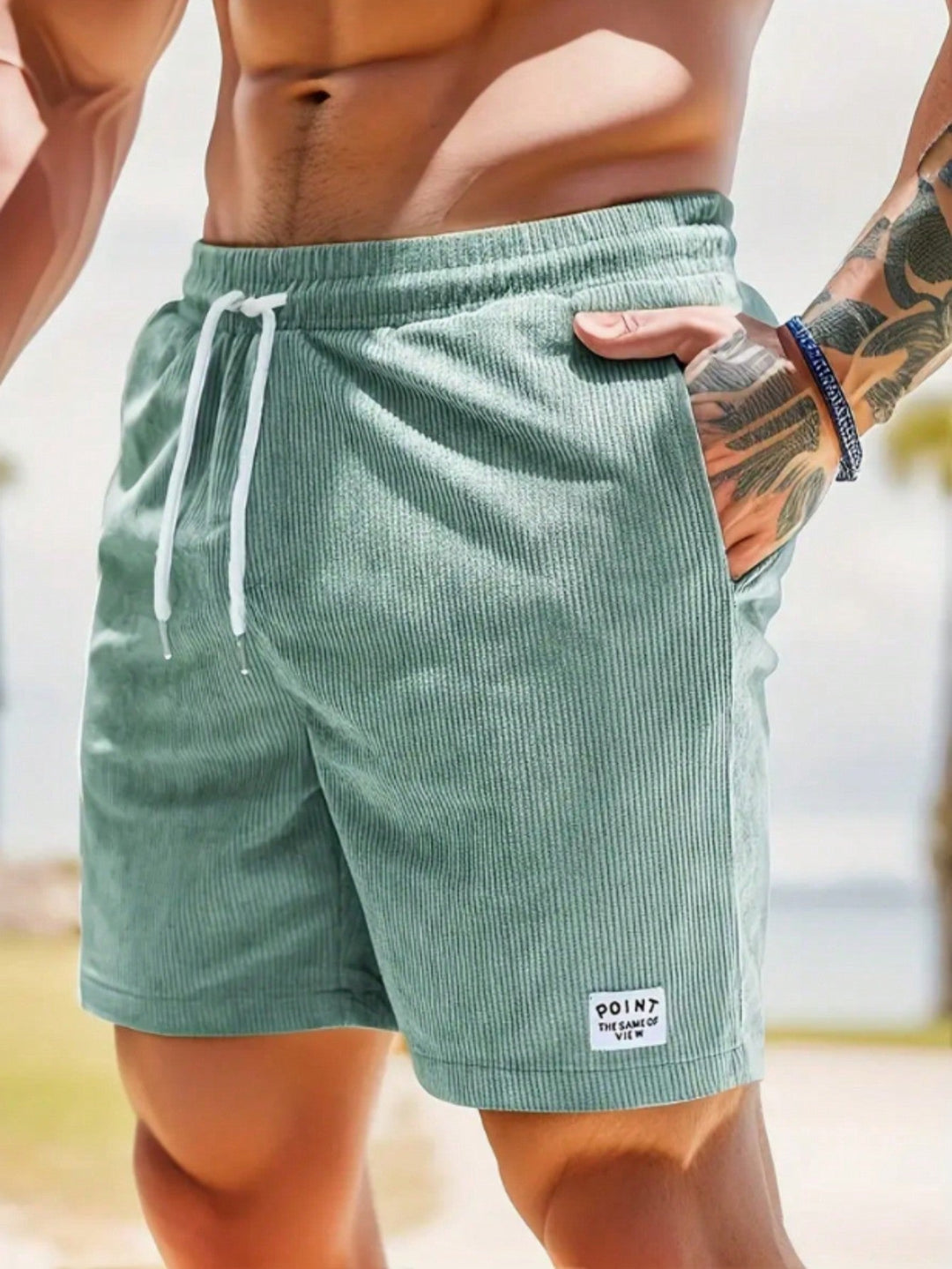 Men's Casual Drawstring Shorts - Relaxed Fit for Summer