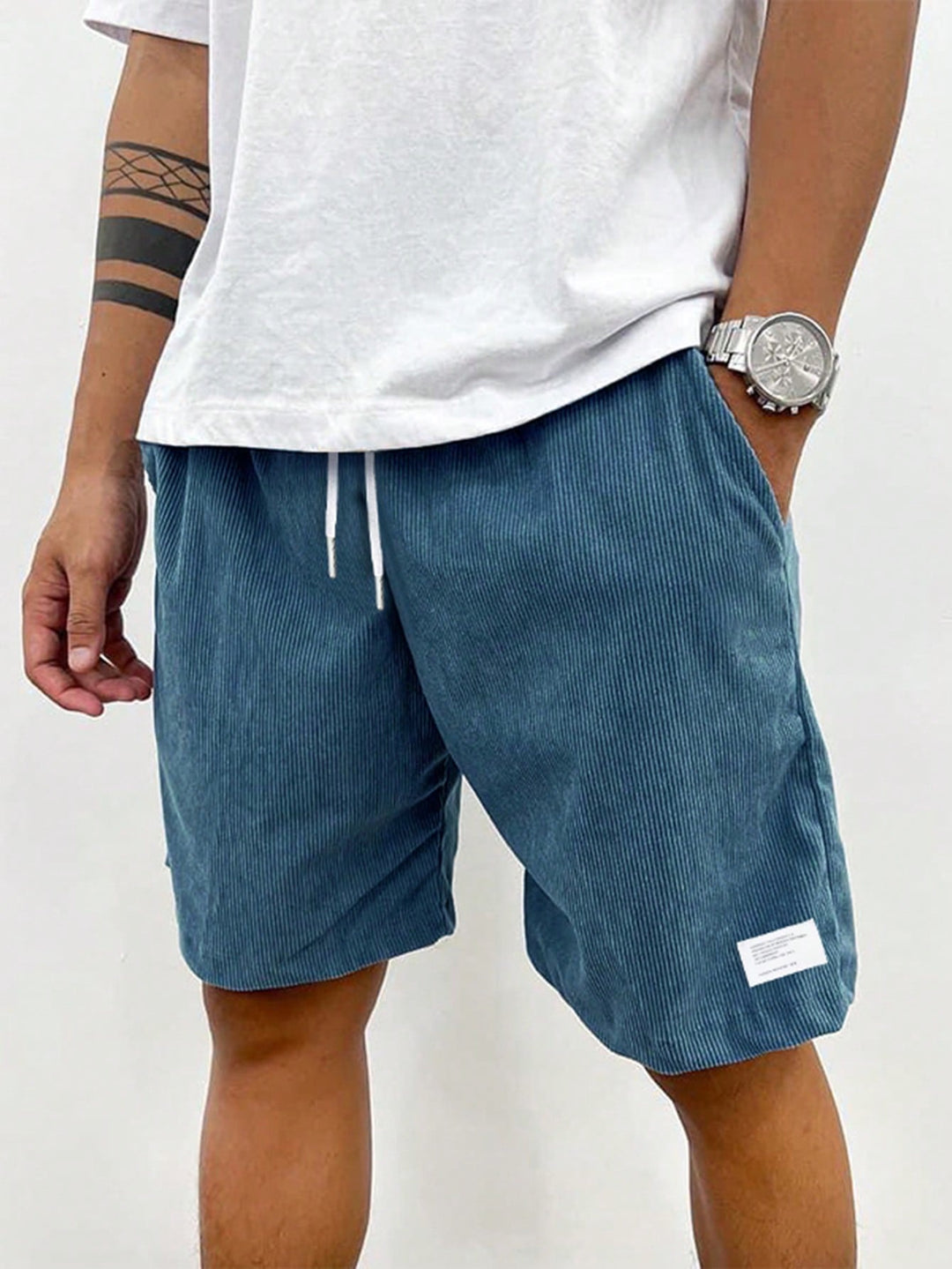 Men's Casual Drawstring Shorts - Relaxed Fit for Summer
