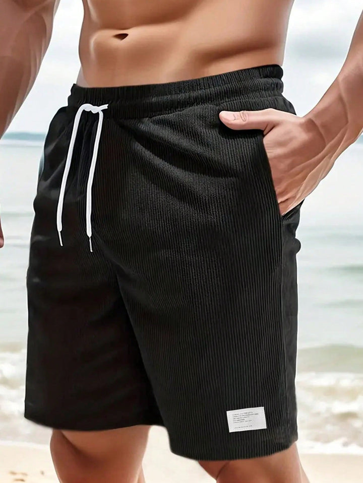 Men's Casual Drawstring Shorts - Relaxed Fit for Summer