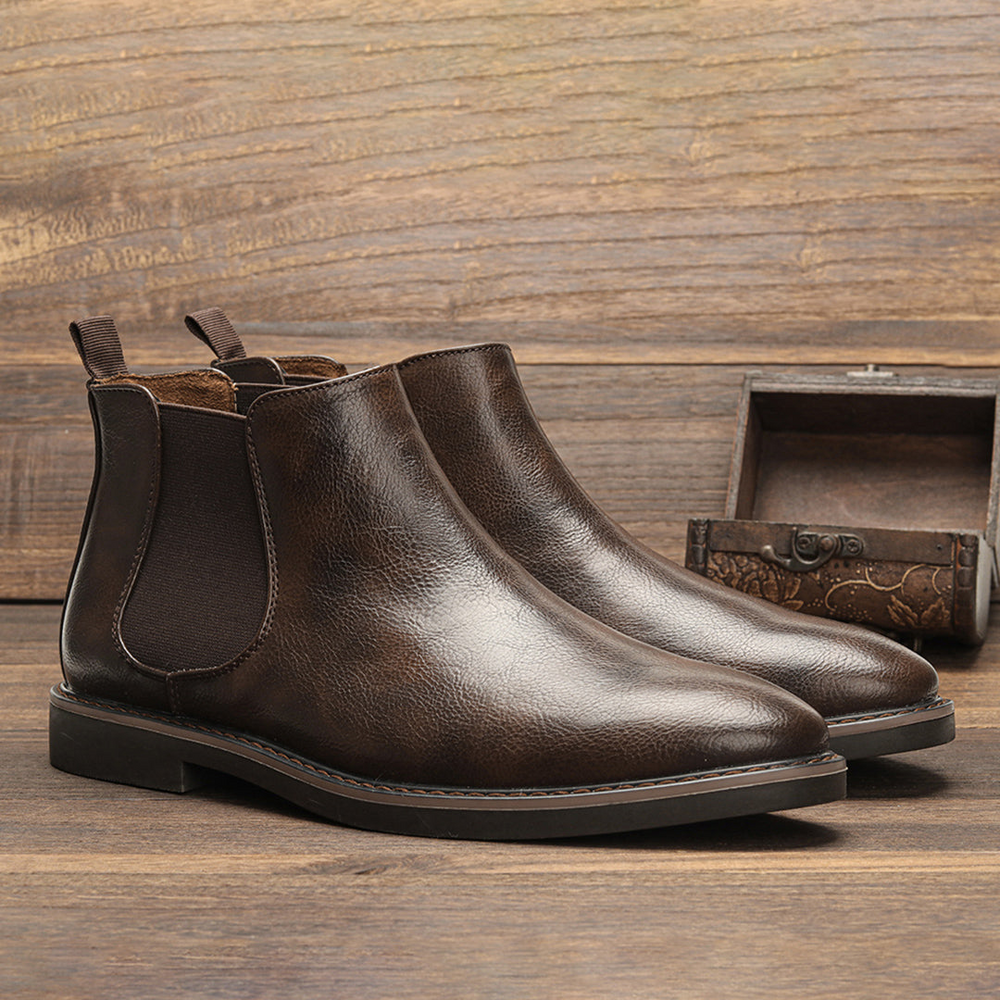 Men's Chelsea Ankle Boots - Smart Casual for Work